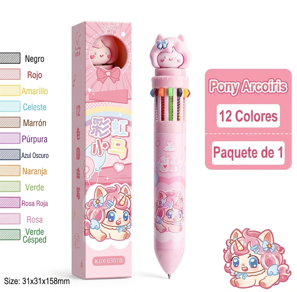 BOLIGRAFO MULTICOLOR 12 EN 1