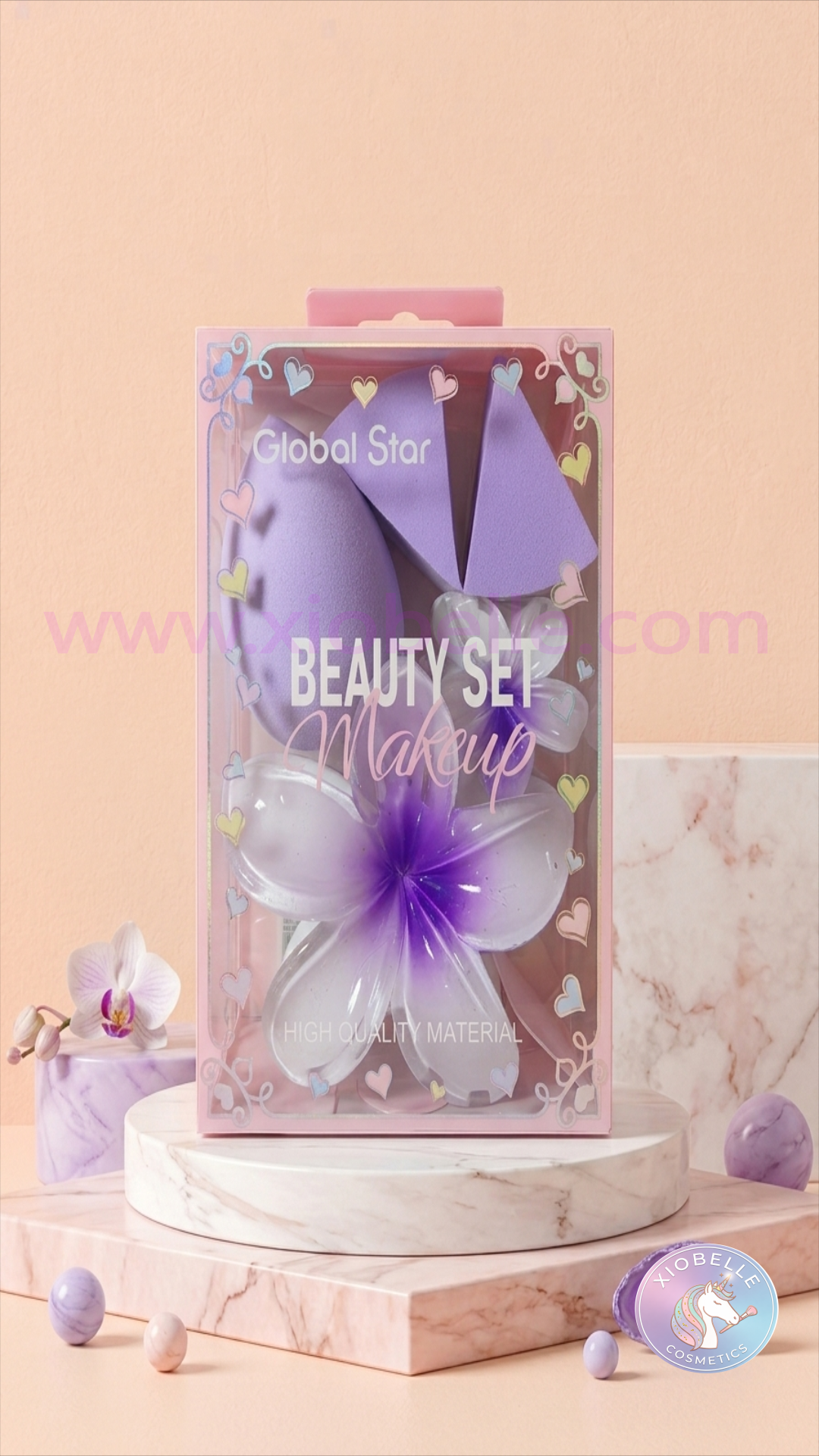 SET DE ESPONJAS + PINZAS PARA EL CABELLO