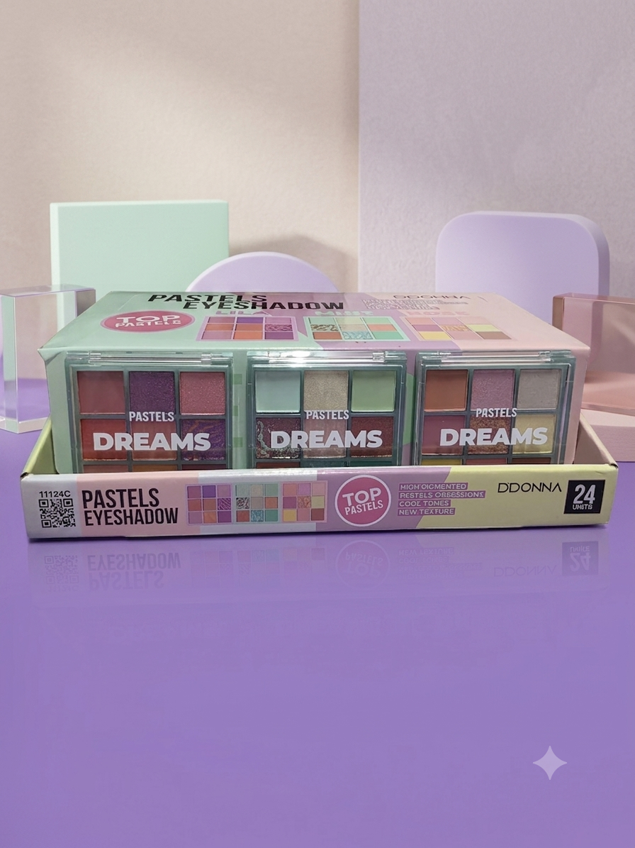 PALETA DE SOMBRAS PASTELES