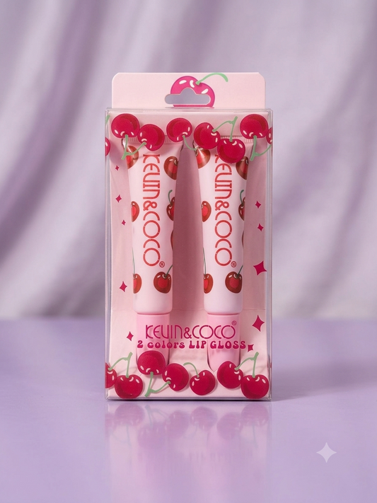 2 COLORES CEREZA LIP GLOSS