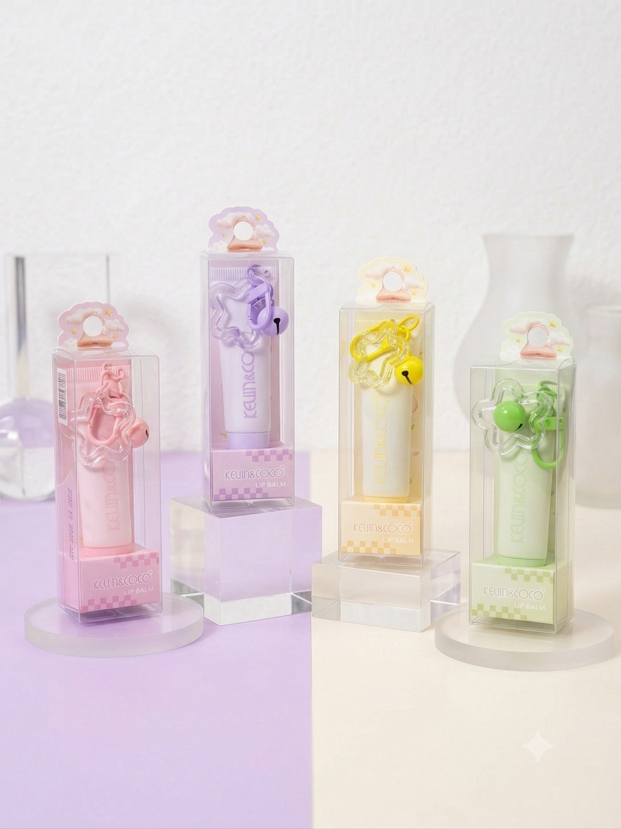 LIP BALM COLGANTE ESTRELLITA + CASCABEL
