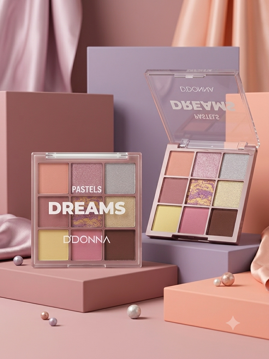 PALETA DE SOMBRAS PASTELES